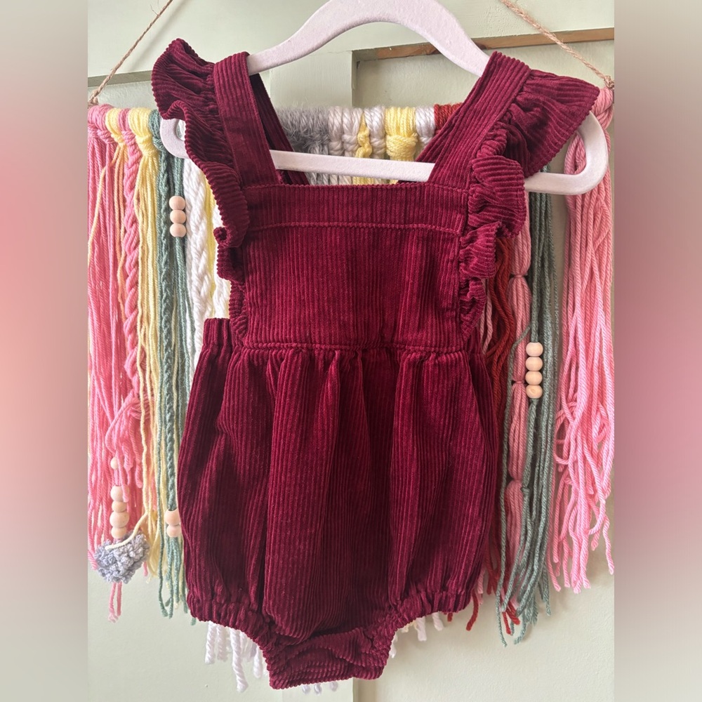 Corduroy romper